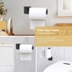 thumbnail image 4 of Juego de Accesorios para Baño 5 Piezas, Toallero Baño, Portarrollos de Papel Higienico, Toallero Barra, 2 Gancho para Cocina, Acero Inoxidable(Negro), 4 of 9