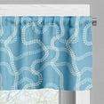 thumbnail image 5 of Ambesonne Train Track Valance & Curtain, Swirl Railroads, 55"x36", Blue Pale Blue White, 5 of 7