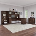 thumbnail image 3 of Pemberly Row Contemporary 72W L Shaped Desk Office Suite in Mocha Cherry, 3 of 8