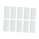thumbnail image 4 of 100 piezas de herrajes para colgar exhibidores de azulejos, fáciles de instalar, sujetadores de gancho montados en la pared Aluminio 9x02x16cm, 4 of 9