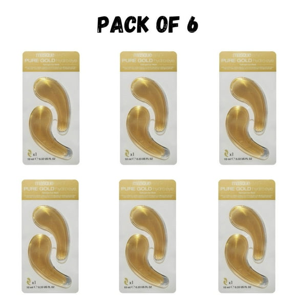 Masque Bar Patchs pour les Yeux Hydro Gel Or, 6 Paires