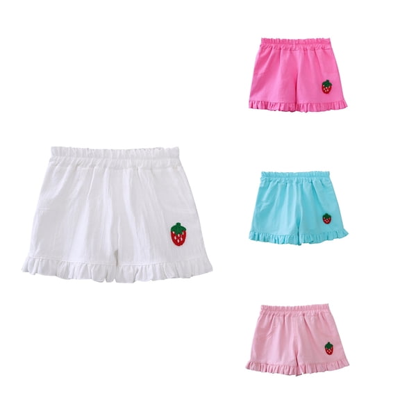 SROBPTY Girls 6Months-5 Years Fashion Casual Summer Shorts