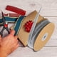 thumbnail image 3 of Cinta de terciopelo flocado de 1 cm | Cinta para bisutería y manualidades | Adornos navideños con alambre para envolver regalos, coronas y decoración navideña, 3 of 4