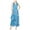 Blue - ditsyflower, variant on I.N.C Womens Maxi Ruffled Asymmetrical Dress, Blue, 6