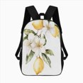 thumbnail image 2 of Lemon Blossom Print Large Capacity Backpacks For Teenagers Travel Bags Casual 17In Backpack, 2 of 7