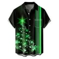 thumbnail image 1 of Playeras Para Hombre Camisa Informal De Moda Para Hombre Con Estampado De Festival, Solapa, Botones Y Bolsillo, 1 of 4