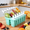 thumbnail image 1 of Ice Cream Mold Tray, Multi Compartment Frozen Dessert Maker For Homemade Popsicle Yogurt Treats, Easy Release Nonstick Freezer Mold Reusable Kitchen Dessert Tool, Durable Food Mold, 1 of 9