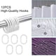 thumbnail image 4 of Shower Curtain, Purple Shower Curtain, Shower Curtains for Bathroom, Waterproof Shower Curtains with 12 Hooks 72 x 72 Inches, 4 of 4