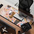 thumbnail image 2 of Long Mouse Pads for Desk,Dachshund and Flower Desk Mats on Top Of Desks, Desk Mouse Pad Extra Large with 3mm Non-Slip Base and Stitched Edge for Gaming,Office,Work,Home 35.4"x15.7", 2 of 6