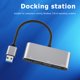 thumbnail image 4 of Adaptador de audio 3 en 1 1080P USB 3.0 a VGA HDMI compatible 3.5 HUB (Plata) Hugtrwg Nuevos Originales, 4 of 7