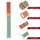 thumbnail image 5 of Correa de reloj de malla de acero inoxidable Uxcell de 18 mm, correa de reloj metálica de liberación rápida ajustable con hebilla magnética para hombres y mujeres, naranja y verde, 5 of 7