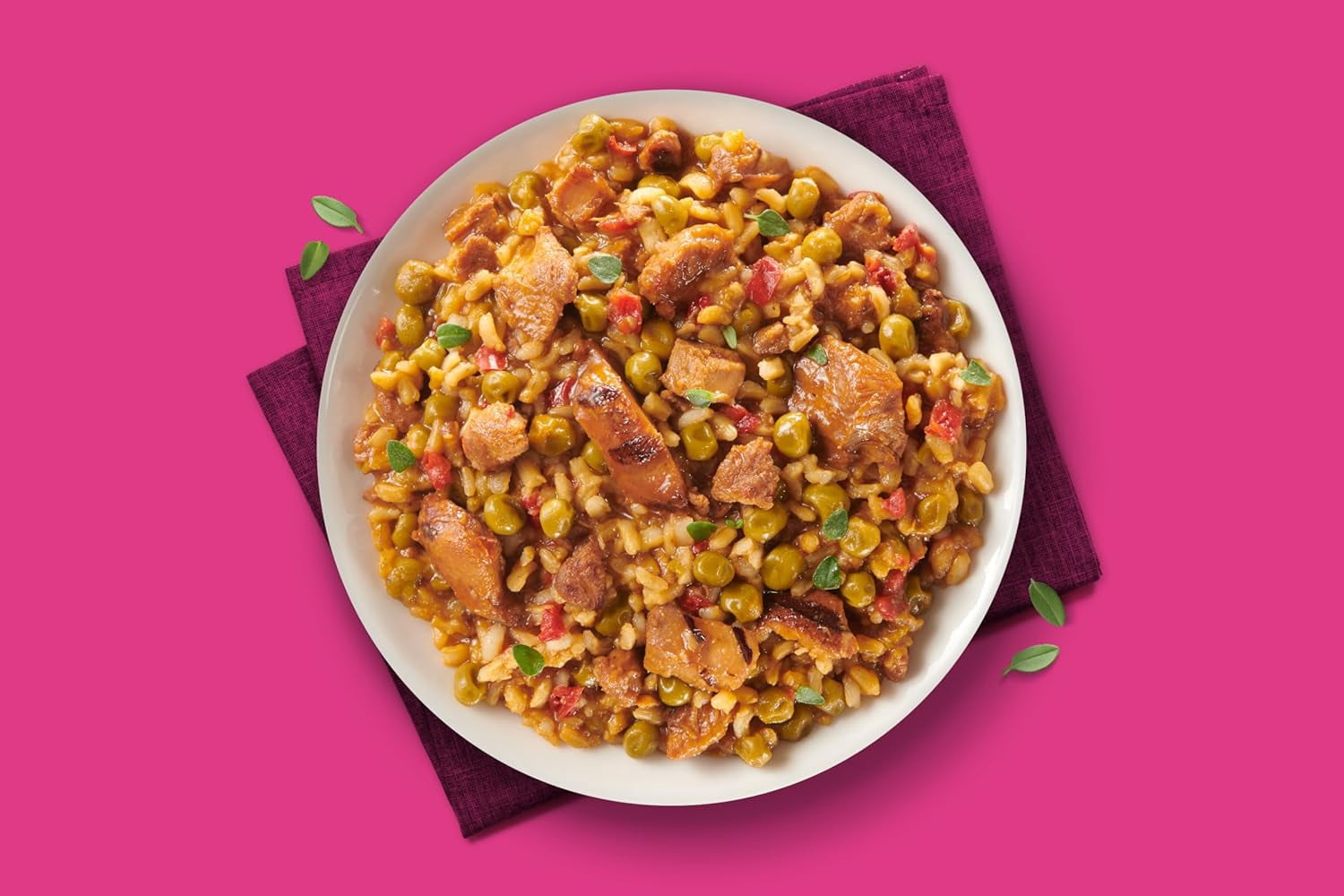 Miss Olive’s Chicken Tikka Masala & Rice Meal, 6 Pack (6/9.9 oz Trays) – Heat & Serve Microwave Meals – K12 Compliant, Nutritious Ready-to-Eat Entrées