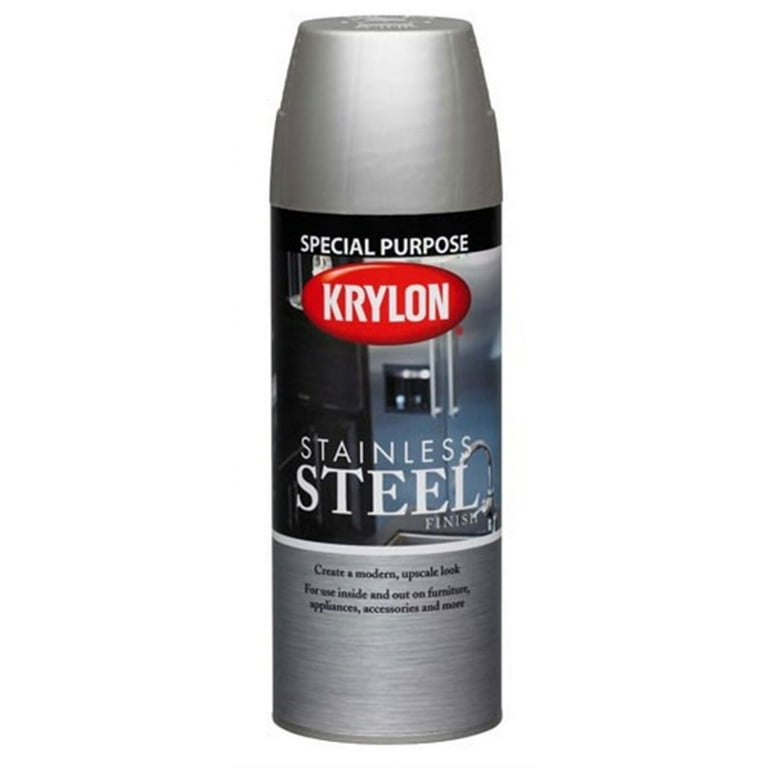 Krylon K02400007 Stainless Steel Finish Spray Paint, Stain Steel, 11 Ounce
