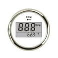 thumbnail image 1 of 52mm Digital Tachometer 0-9990 RPM Outboard Engine Tachometer Gauge For Boat Car Truck Hour Meter LCD Gauge With Red Backlight, 1 of 6