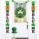 thumbnail image 5 of Decoraciones para el Día de San Patricio, pareados del Día de San Patricio, decoraciones para puertas, fiestas navideñas, cortinas para puertas de interior y exterior, banderas de tela colgantes, panc, 5 of 6