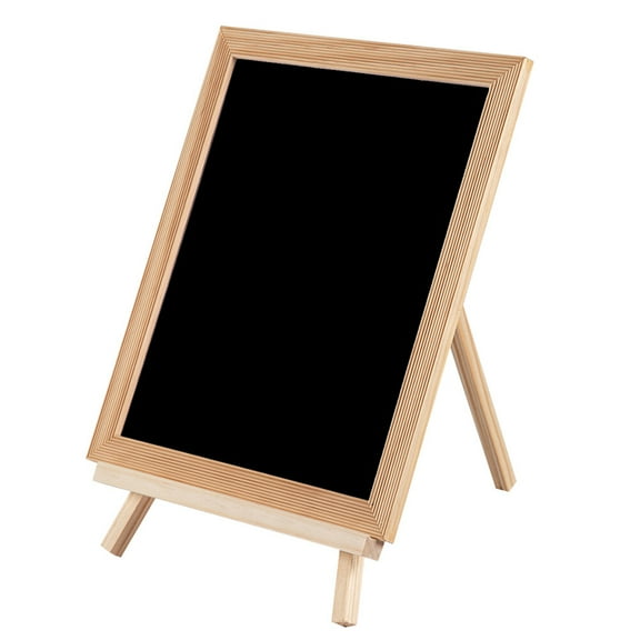 Small Blackboard Kids Standing Easel Wooden Painting Board Writing Blackboard Child