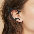 thumbnail image 1 of Elf Ear Cuff Handcraft Gothic Vintage para Halloween Girl - Negro Derecha Yinane Clip de manguito de oreja, 1 of 8