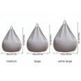 thumbnail image 2 of estrenar Extra grande Bean Bag sillas sofá cubierta interior perezoso tumbona para adultos niños Hotsale H, 2 of 5