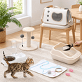 10-Piece Kitten Starter Kit for Indoor Cats, Classic White, Small ...