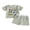 Green, variant on BemeyourBBs Toddler Baby Boys Summer Clothes Waffle Knit 2 Piece Outfits Excavator Truck Vehicles Embroidery Short Sleeve T Shirt Tops and Pockets Shorts Set