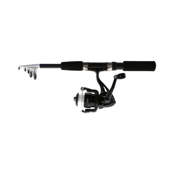 Eagle Claw 5'6" Pack-It Black Telescopic Spinning Combo