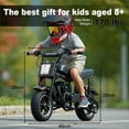 thumbnail image 3 of TOXOZERS Dirt Bike,50cc 2-Stroke Mini Bike for Age 8+,Kids Motor-cycle with 20 MPH Speed,180 lbs Capacity, 3 of 6