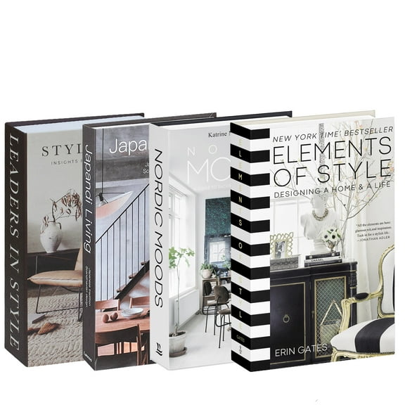 Luyseyha ​Decorative Books for Home Decor, Faux Books for Living Room Bookshelf, Coffee Table Decoration, Hollow Inside