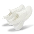 thumbnail image 4 of Kushyshoo Girls Lightweight Sneakers Kids Breathable Lace-up Athletic Running Shoes Big Kids Walking Shoes White Size 4, 4 of 7