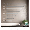 thumbnail image 4 of Gatco 850 Latitude II 12" ADA Compliant Stainless Steel Grab Bar, Chrome, 4 of 4