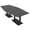 Asian Night w/Matte Black Base no Electric, variant on 8 Person Hexagon Conference Table With Metal Bases Electrical Modules