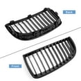 thumbnail image 5 of Glossy Black Front Bumper Grill Grille for 2007-2008 BMW E90 328xi 335i, 5 of 7