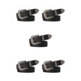 thumbnail image 3 of Guardoinrt Ceintures en Faux Cuir avec Boucle Sculptée pour Femmes Jeans Robe Noire Type A 5Set, 3 of 6