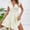 White, variant on Dinner Dress Summer 2026 Streetwear with Print Sleeveless Turtle Neck Office Dress Tassel Slit Regular Fit for Going Out and Party Black XL