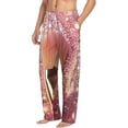 thumbnail image 6 of Salouo Makeup Brush on Pink Glitter Print Pajama Pants for Men, Lounge Pants Elastic Waistband Casual Men's sleepwear Loungewear Sleep Pajama Pant -Medium, 6 of 7