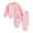 Pink, variant on Taybagh Girl Clothes 12-18 Month Long Sleeve Baby Girl Outfit Knitted Flower Sweatsuit Pants Set Prints Newborn Clothes Pink 18-24 Months
