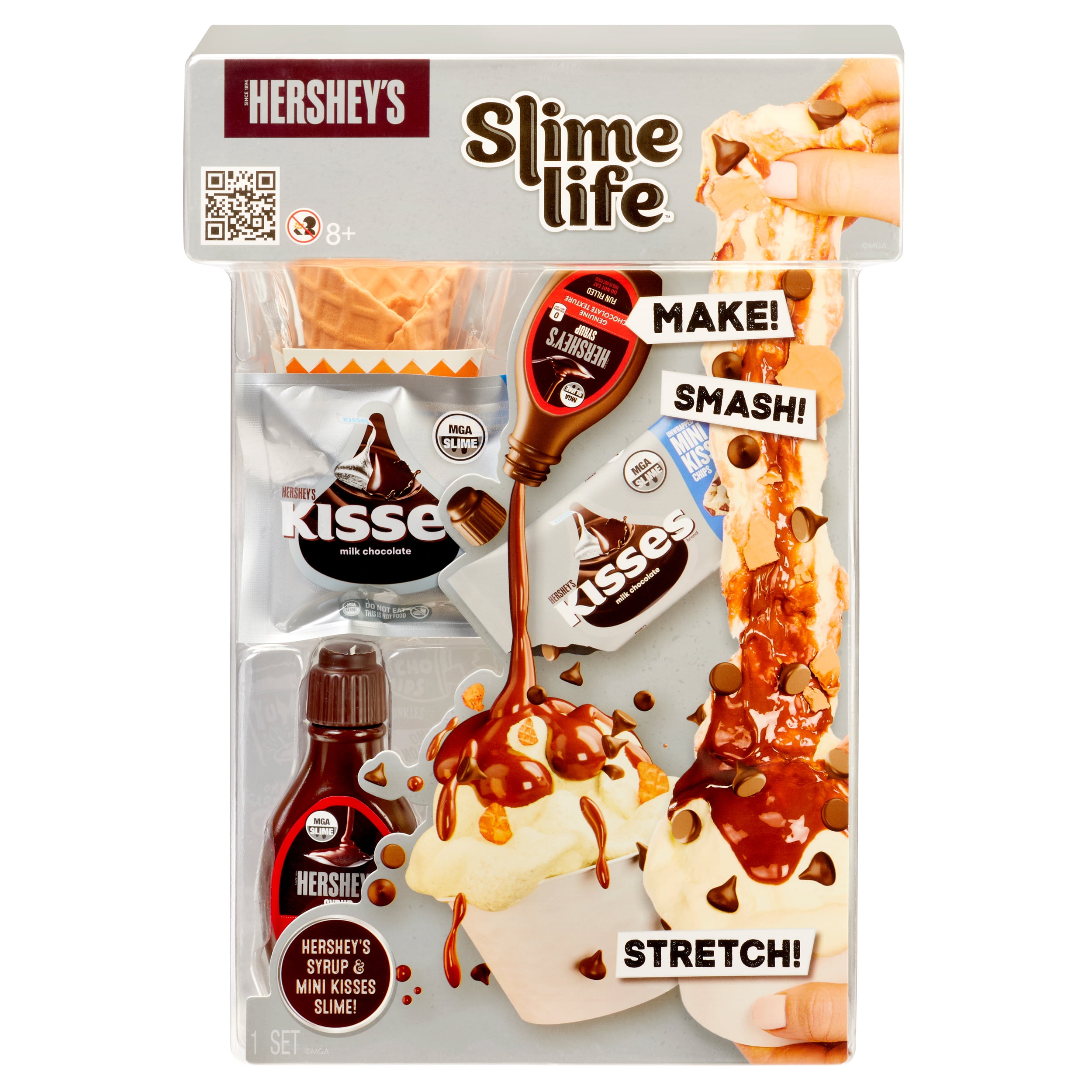 Slime Life HERSHEY'S Ice Cream DIY Slime Kit - Unboxing Ingredients to Make, Smash, and Stretch Your Food