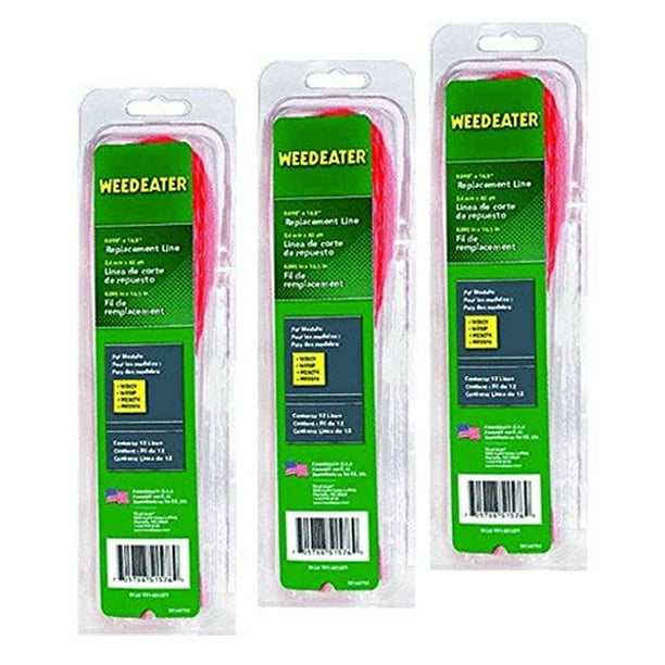 Weed Eater W25CFK Trimmer 3 Pack 12 Count .095