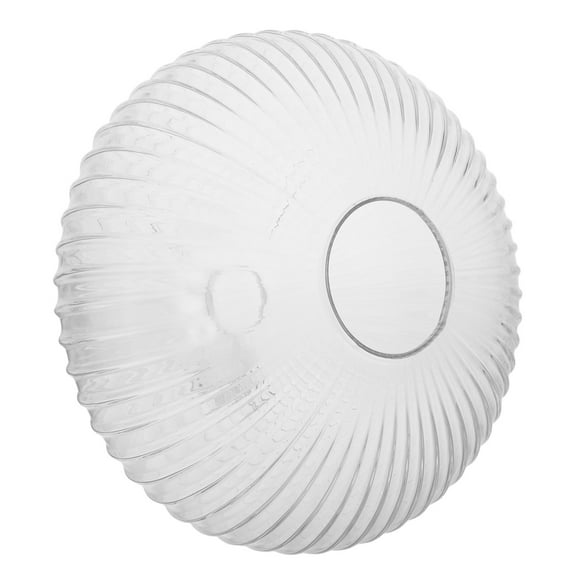 Hemoton Glass Lamp Shades Clear Lampshade Flat Ball Chandelier Shades Lamp Cover Replacement Table Lampshade For Bedside Wall Lamp Hanging Light