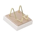 thumbnail image 2 of Soporte de exhibición multiusos, estante de almacenamiento decorativo, ligero para pequeñas M (champán blanco), 2 of 9