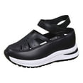 thumbnail image 6 of Mepaouo Womens Wedge Sandals Closed Toe Strappy Sports Running Shoes Summer Athletic Casual Sneakers, 6 of 7