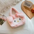 thumbnail image 1 of Kawaii Sanrio Hello Kitty Mini Shoulder Bag Cartoon Messenger Plush Backpack Earphone Storage Bag for Girl Kids Cute Rucksack, 1 of 6