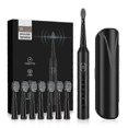 thumbnail image 1 of T5 Sonic Electric Toothbrush Adult Couple Rechargeable Electric Toothbrush 1 Handle 8 Brush heads 1 box, 1 of 4