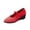 Red, variant on Willtoo Mary Jane Shoes Women Rhinestone Low Wedge Round Toe Strap Slip On Shoes Casual Non Slip Dress Walking Shoes