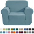 thumbnail image 1 of CHUN YI 1-Piece Checks Stretch Sofa Cover Slipcover Couch Cover, 1 of 6