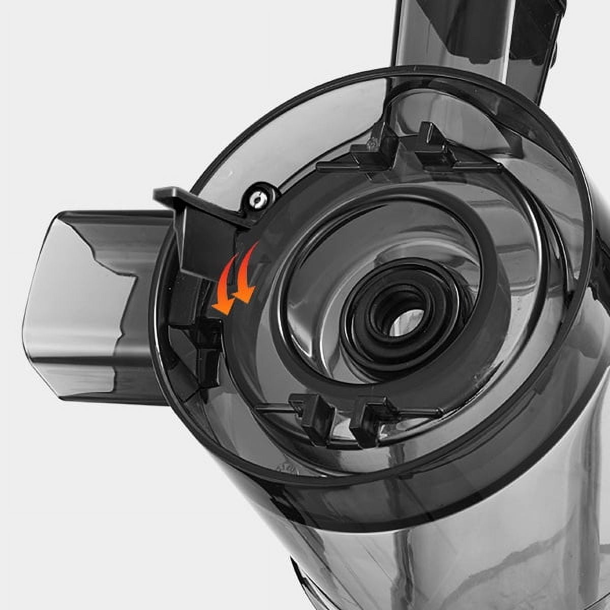 Fohere Juicer Machines, 5.3" Chute Cold Press Juicer 250 Watts, Slow Masticating Juicer Easy Clean