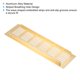 thumbnail image 4 of Cubierta de Ventilación Rectangular Uxcell 10"x3" con Rejilla para Puerta con Tornillos para Gabinete Tono Dorado, 4 of 6