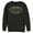 Black, variant on Men's Batman Bat Colony Logo Sweatshirt Charcoal Heather 2X Large