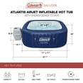 thumbnail image 3 of Bestway Coleman Hot Tub + Bestway Spa Seat + Pillows w/ Pump # P09144, 3 of 12