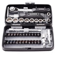 thumbnail image 2 of Amdohai 38pcs Mini Ratchet Wrench Set 1/4" Socket Screw Bits Kit Bike Maintenance Repair Hand Tool, 2 of 8