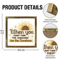 thumbnail image 2 of Eveokoki Be The Sunshine Sign 16 Inch, Rustic Farmhouse Decor for the Home Sign, Wall Decorations, Modern Farmhouse Wall Decor, Rustic Wall Hanging Sign with Solid Wood Frame, 2 of 7